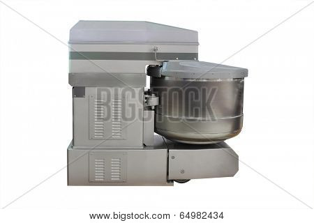 spiral dough mixer under the white background