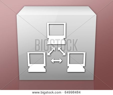 Icon, Button, Pictogram Network
