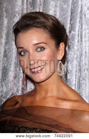 LOS ANGELES - OCT 28:  Carly Paoli at the 25th Courage In Journalism Awards at the Beverly Hilton Hotel on October 28, 2014 in Beverly Hills, CA