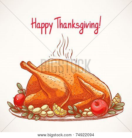 Appetizing Fried Turkey