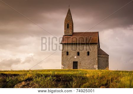 Old Roman Church In Drazovce, Slovakia