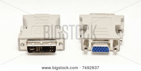 DVI / Vga-Adapter isoliert