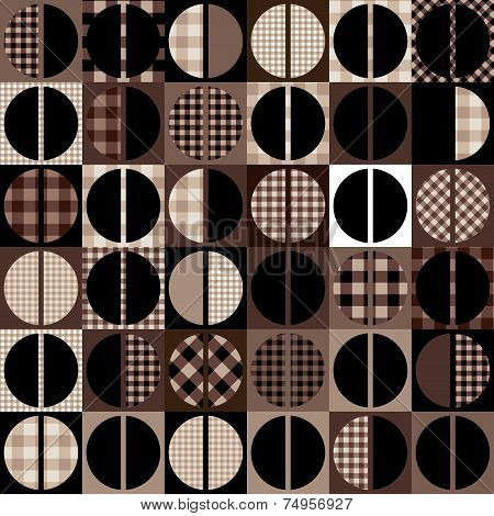 Circle pattern in geometric style