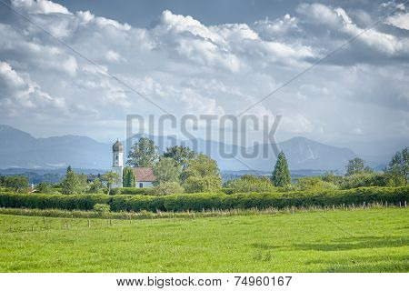 An image of the beautiful Ilka height in Bavaria Germany