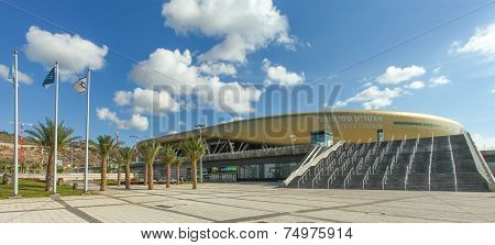 Sami Ofer football stadium in Haifa, Israel