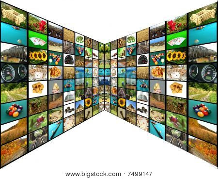 Fernsehen-Konzept
