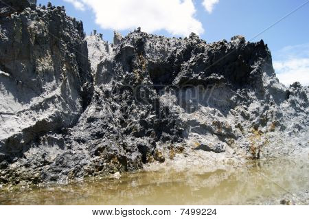 Berglandschappen van staat van Saravak. Borneo.