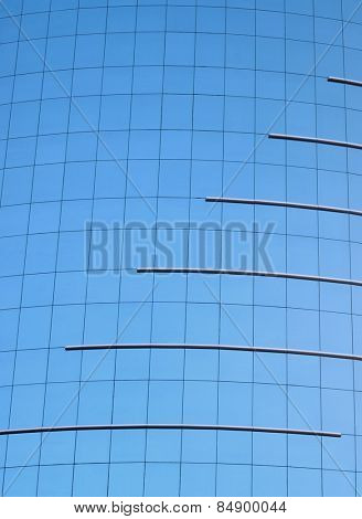 Front view of an office building, Gurgaon, Haryana, India