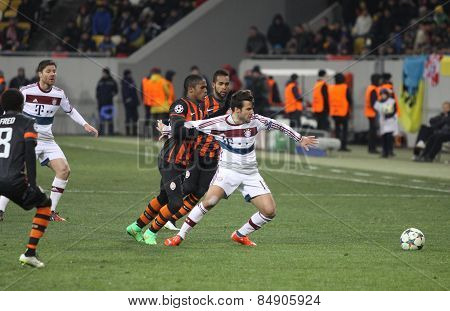 Football Game Shakhtar Donetsk Vs Bayern Munich