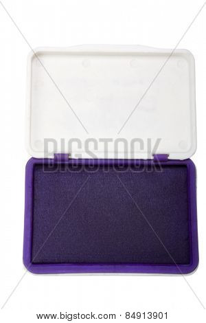 Top view of an ink pad