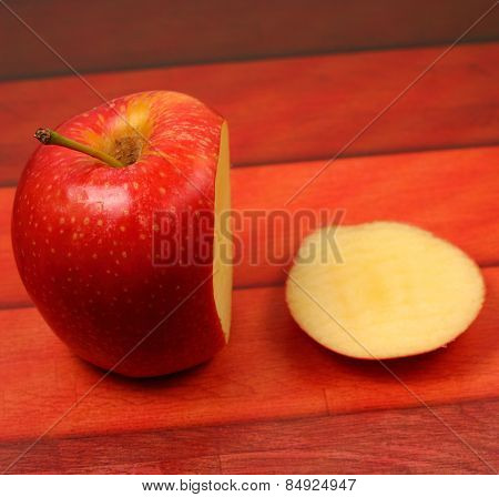 Isolated Red Apple