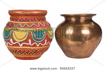 Close-up of two kalashes