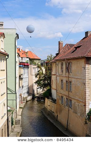 Chertovka rivier in Praag
