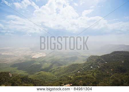 Clouds over the landscape, Yercaud, Tamil Nadu, India