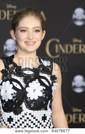 LOS ANGELES - MAR 1:  Willow Shields at the 