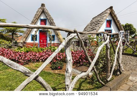 Traditional Rural House In Santana Madeira, Portugal.