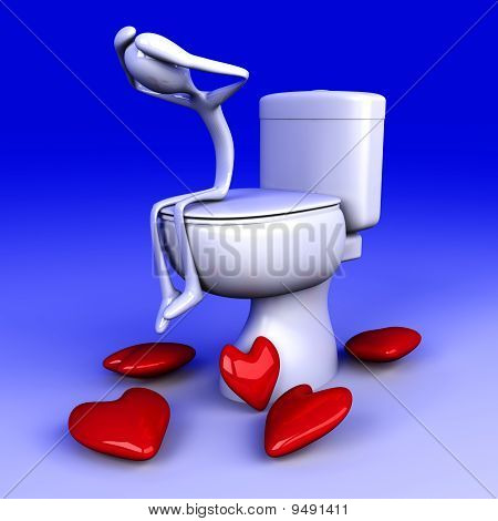 Lovesick In The Restroom