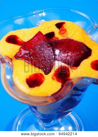 Sabayon With Peaches
