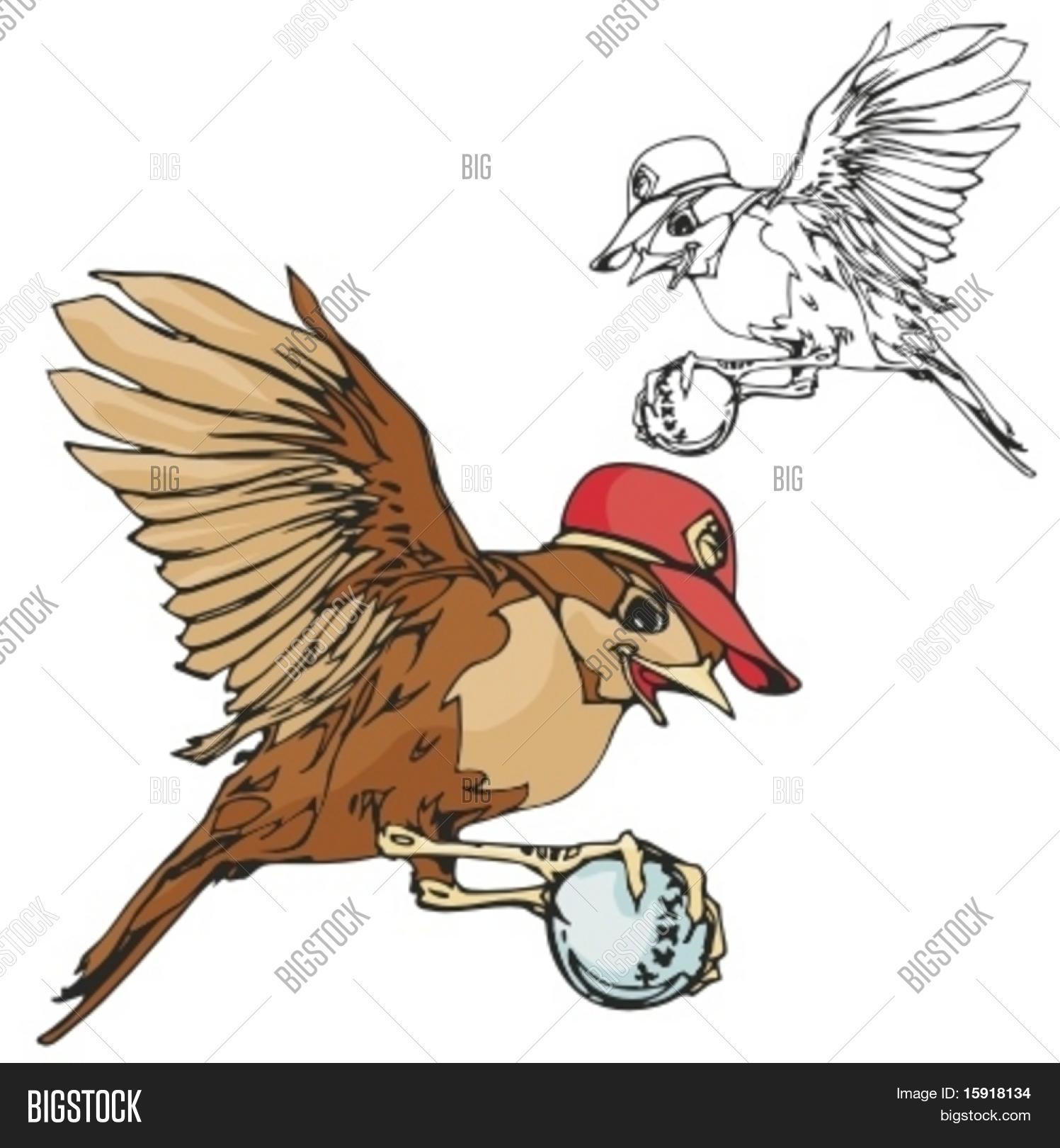 Bird Mascot Sport Vector & Photo (Free Trial) Bigstock