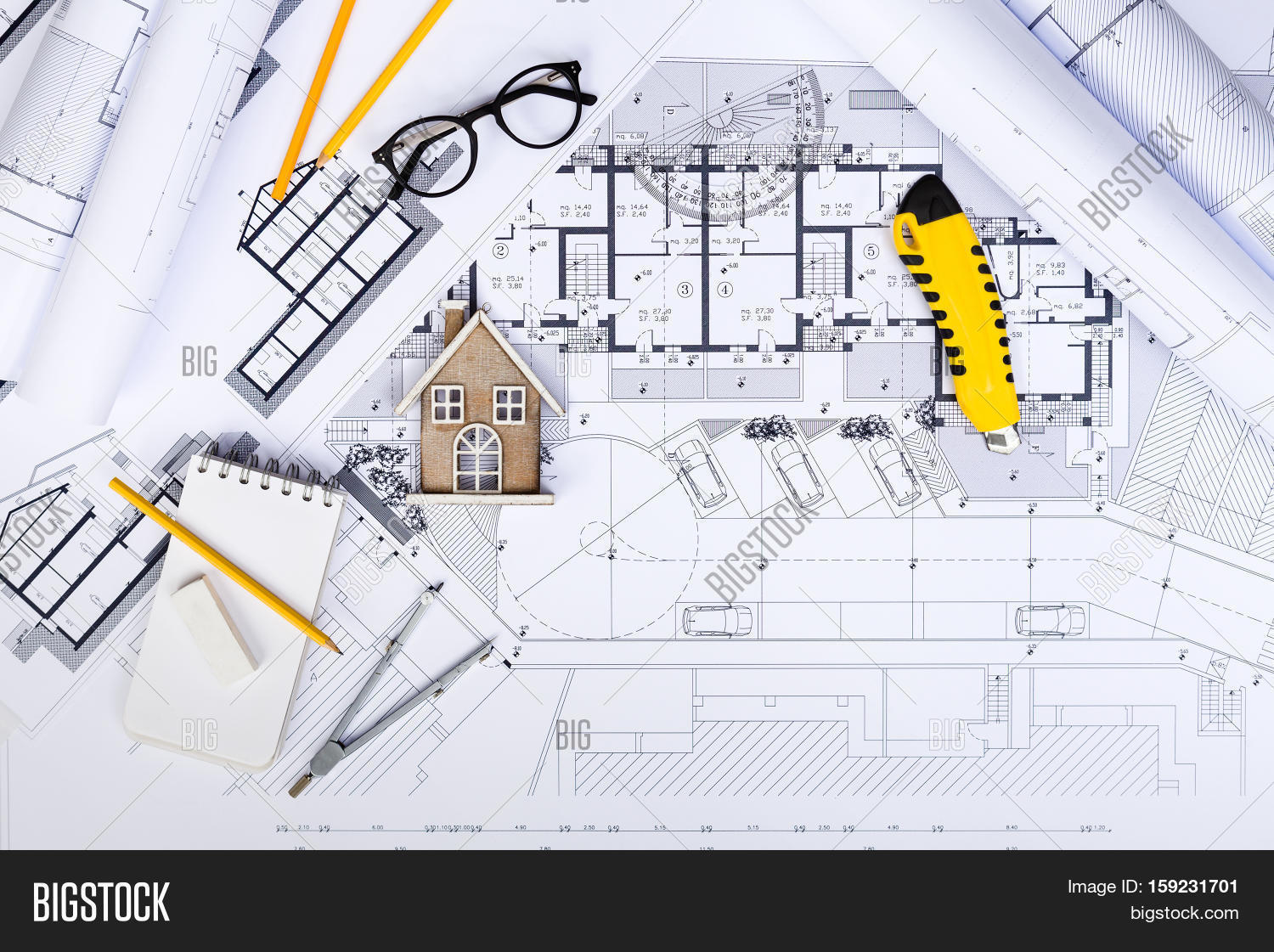 Top View Construction Image & Photo (Free Trial) | Bigstock