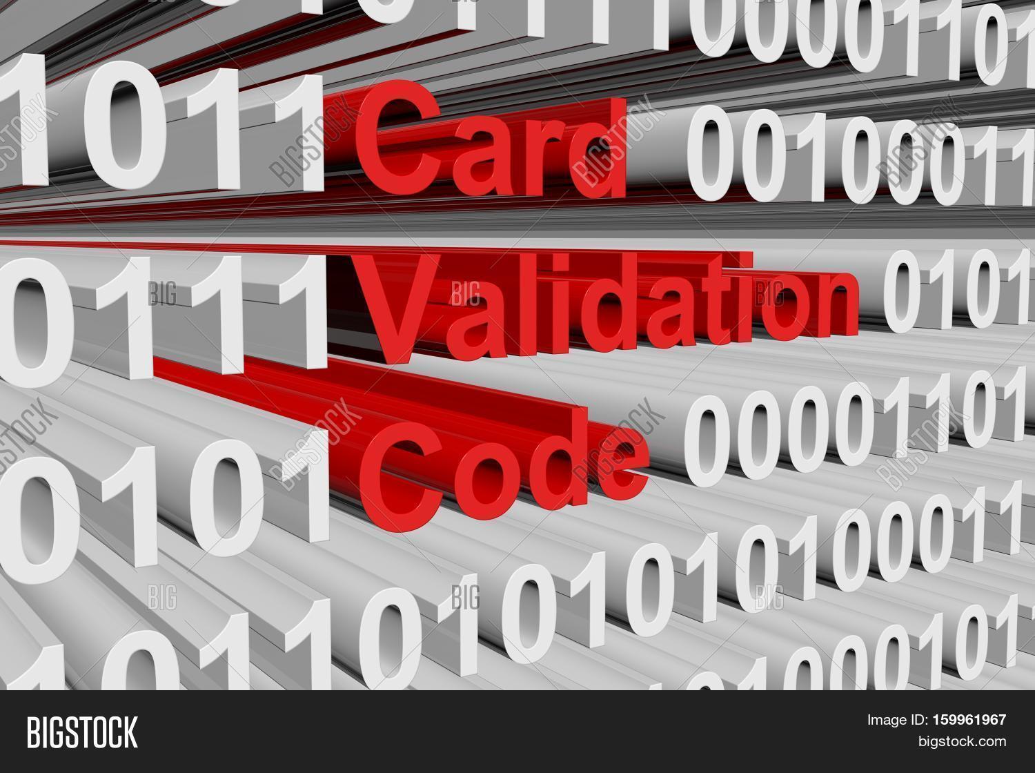 Validation Code Picture Card Validation Code Image & Photo (Free Trial) | Bigstock