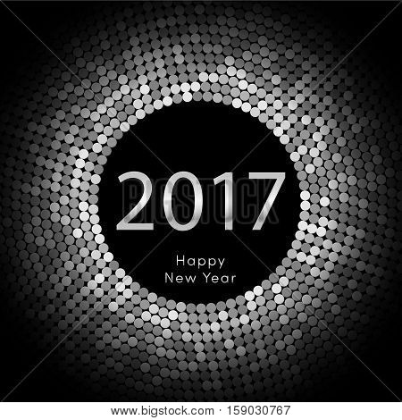 Happy New Year 2017 background. Calendar decoration. Greeting card. Chinese calendar template for the year of rooster. Vector illustration eps10