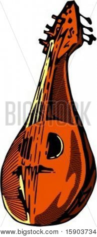 Illustration vectorielle de rebec. Vecteurs très propres ! Prêt pour la découpe de vinyle.
