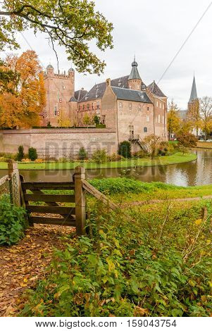 Tower of castle huis Bergh (Middle Ages) in 's Heerenberg in (Holland) The Netherlands