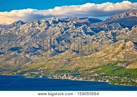 Starigrad Paklenica And Velebit Mountain View