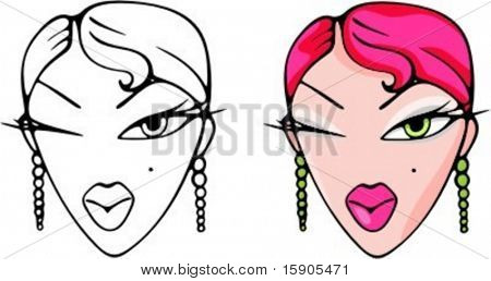 Une femme à la mode. Consulter mon portfolio pour beaucoup plus d'images de cette série.