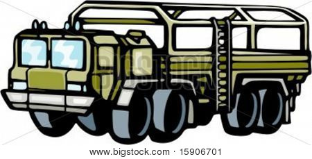 Military truck. Check my portfolio for many more images of this series.