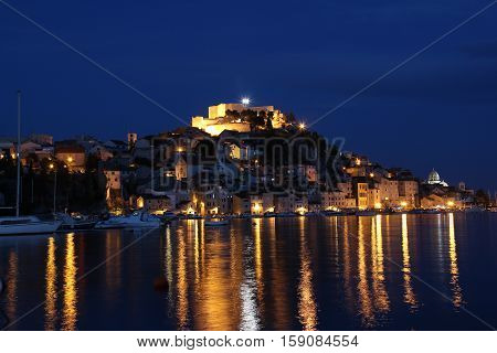 Sibenik, Croatia / Tourist city by the Adratic sea - Sibenik, Croatia.