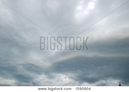 ominöse Wolkenbildung
