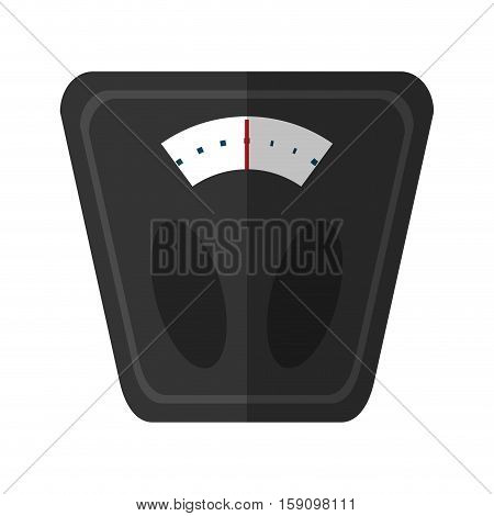 analog weight scale fitness vector illustration eps 10