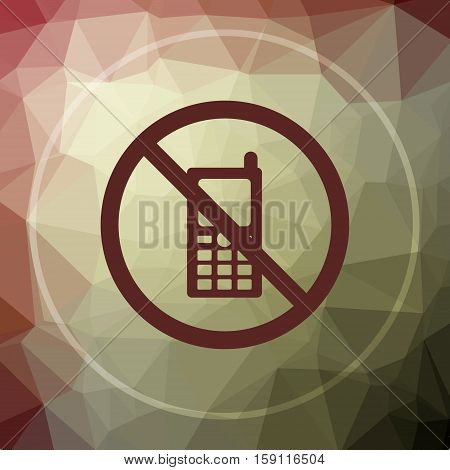 Mobile Phone Restricted Icon