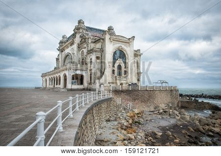 picture of the old casino in constanta, romania