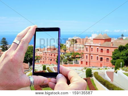 Taking A Landscape Photo