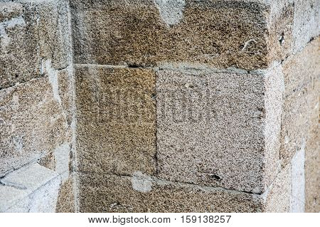 very old brick wall background vintage antique