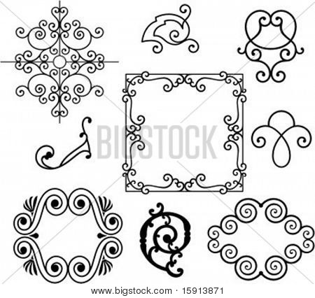 ชุด 9 exquisitive และการออกแบบที่สวยงามสะอาด