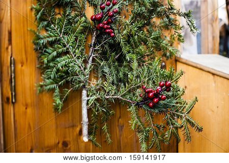typical Christmas market in Alto Adige, Bolzano
