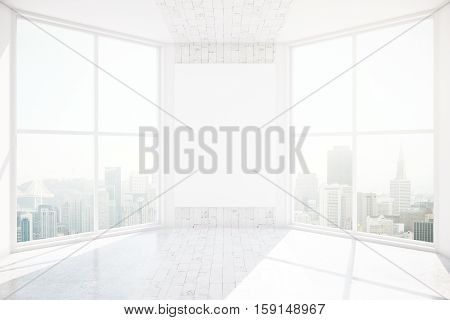 Interior With Empty Poster