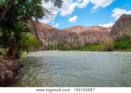 View Over Sharyn Or Charyn Canyon, Kazakhstan