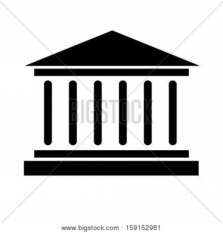 Bank icon vector Buisness money Building symbol