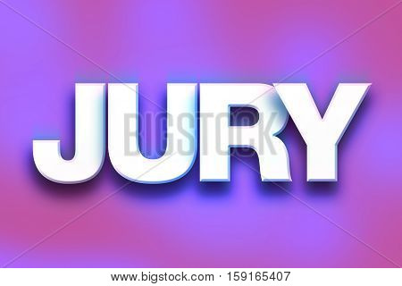 Jury Concept Colorful Word Art