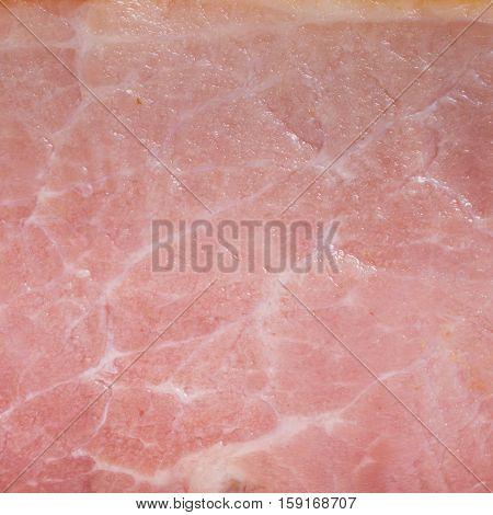 Pork Ham Background Macro. Selective and Soft focus.