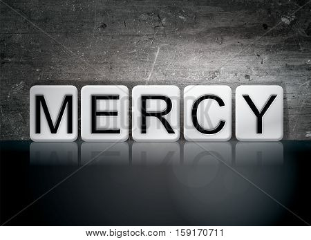 Mercy Tiled Letters Concept And Theme