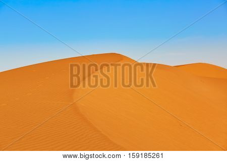 Sand Dunes In The Sahara Desert