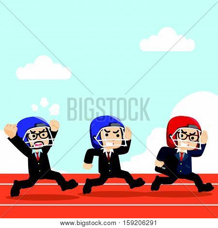 all employers compete when doing business illustration design