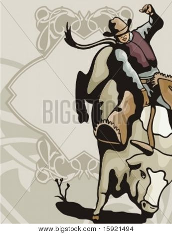 Western Rodeo Background Series.