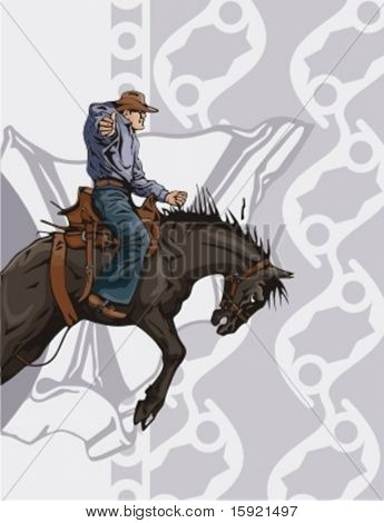 Western Rodeo Background Series.